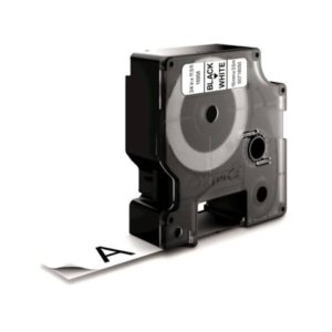 Nastro per etichettatrici Dymo D1 speciali - Nylon - 19 mm x 3,5 m - Nero/Bianco - S0718050-0