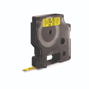 Nastro per etichettatrici Dymo D1 - 6 mm x 7 m - Nero/Giallo - S0720790-0