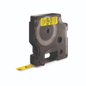 Nastroper etichettatrici Dymo D1 - 9 mm x 7 m - Nero/Giallo - S0720730-0