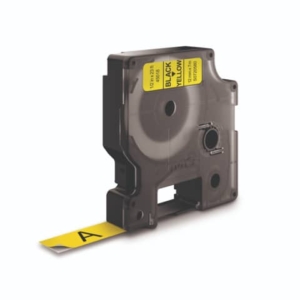 Nastro per etichettatrici Dymo D1 - 12 mm x 7 m - Nero/Giallo - S0720580-0