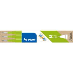 Refill per penna a sfera cancellabile Frixion Ball Pilot - Verde chiaro - 0,7 mm (M) (conf.3)-0