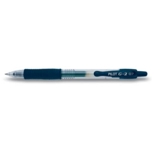 Penna a sfera a scatto Pilot G-2 - Blu stilografico - 0,7 mm - 001489-0