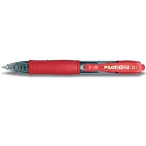 Penna a sfera a scatto Pixie Pilot - Rosso - 0,7 mm - 001412-0
