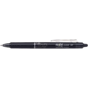 Penna a sfera a scatto Frixion Clicker Pilot - Nero - 0,7 mm-0