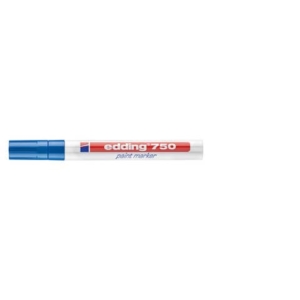 Pennarello Indelebile a vernice Edding 750 - Blu - tonda - 2-4 mm-0