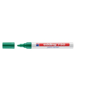 Pennarello a vernice Verde - Edding 750 - tonda - 2-4 mm-0