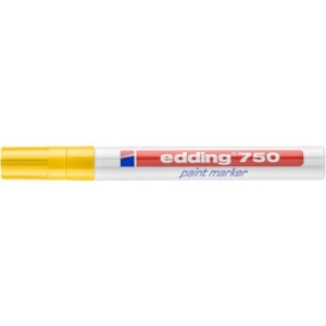 Pennarello a vernice Giallo - Edding 750 - tonda - 2-4 mm-0