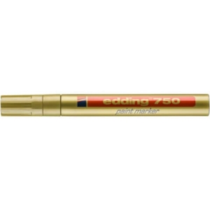 Pennarello a vernice Oro - Edding 750 - tonda - 2-4 mm-0