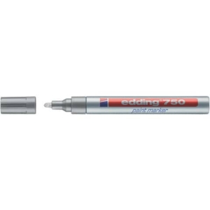 Pennarello a vernice Argento - Edding 750 - tonda - 2-4 mm-0
