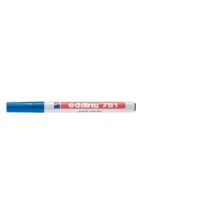 Pennarello a vernice Blu - Edding 750 - tonda - 1-2 mm-0