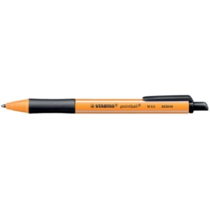 Penna a sfera a scatto Pointball Stabilo - Nero - 1,2 mm - 6030/46-0