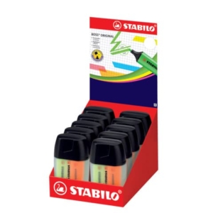 Bicchiere forma Stabilo Boss evidenziatori Original - Assortito - 2-5 mm (conf.4)-0