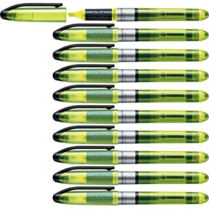 Evidenziatori Navigator Stabilo - Giallo - 1-4 mm - 545/24 (conf.10)-0