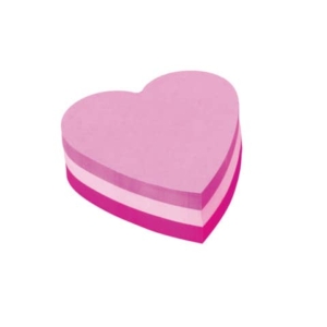 Foglietti riposizionabili Post-it® Cubo sagomato a forma di cuore (250 foglietti)-0