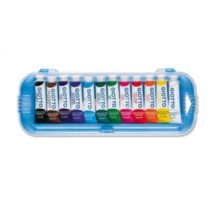 Tubetti tempera GIOTTO - 7,5 ml - assortito (conf.12)-0
