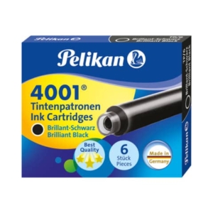 Cartucce per stilografiche 4001 TP/6 Pelikan - Nero (conf.6)-0