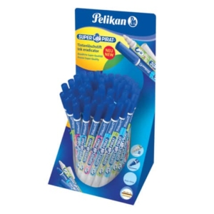 Correttore a penna per stilografica Pelikan Super Pirat 850 punta larga B - Cancella e scrive-0