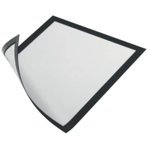 Cornice magnetica Durable - A4 - 25x0,45x32,5 cm - porta avvisi - Nero - 4869-01 (conf.5)-0