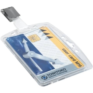 Portabadge in acrilico rigido Durable - 5,4x8,5 cm - 8005-19 (conf.25)-0
