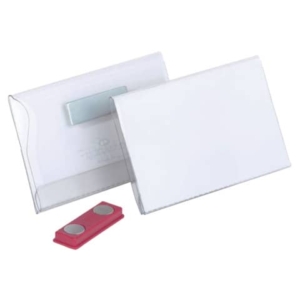 Portabadge con magnete Durable - 5,4x9 cm - 8117-19 (conf.25)-0