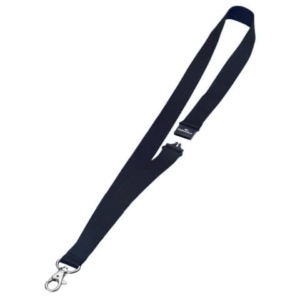 Cordoncino portabadge STAFF DURABLE cordoncini STAFF in tessuto Nero 20mmx44cm (conf.10)-0