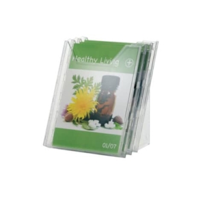 Portadepliant Combiboxx da tavolo e da parete Durable - 3 vaschette - A4 Trasparenti - 8580-19-0