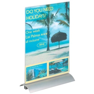Espositore da tavolo DeLuxe Durable Trasparente - A4 - 21x8,5x29,4 cm - 8589-19-0