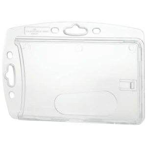 Portabadge DURABLE rigido fronte aperto polistirene Trasparente 2 badge 54x87 mm (conf.10)-0