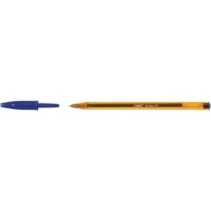 Penne a sfera Cristal® Fine Bic - Blu - 0,8 mm - cappuccio (conf.50)-0