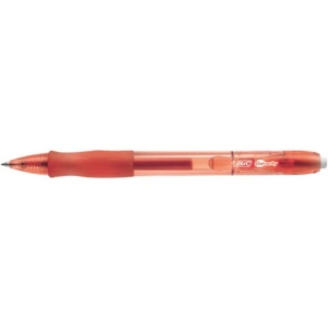 Penne a sfera a scatto Velocity Gel Bic - Rosso - 0,7 mm (conf.12)-0