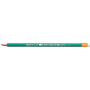 Lapis HB - Lapis Ecologico - Con Gommino - Matita Ecolution Graphite Bic (Conf.12)-0