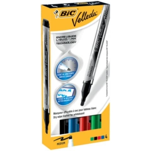 Velleda Bic Pocket - Pennarelli per lavagne Bianche - Assortiti - 4,2 mm (conf.4)-0