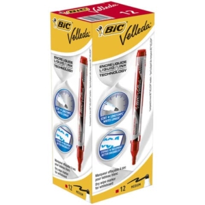 Velleda Bic Pocket - Pennarelli per lavagne Bianche - Rossi - 4,2 mm (conf.12)-0
