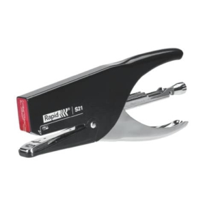 Cucitrice a pinza S21 a punto super piatto Rapid - Nero - 24812601-0