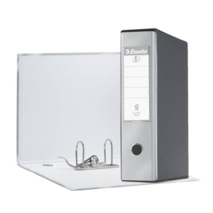 Registratore Esselte Eurofile - protocollo - Dorso 8 cm - 23x33 cm - Grigio Metallizzato - 390755970-0