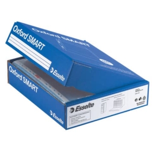Buste a perforazione universale Esselte Office - goffrate antiriflesso - 22x30 cm (conf.400)-0