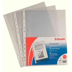 Buste a foratura universale Copy Safe Esselte - Office 23x33 cm - goffrata (conf.100)-0