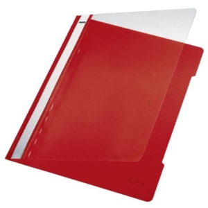 Esselte Cartelline ad aghi - PVC - A4 - Rosso (conf.5)-0