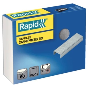 Punti 26/8+ Omnipress per cucitrice da tavolo pinzatrice Rapid Omnipress S60 Rapid - 5000561 (conf.1000)-0