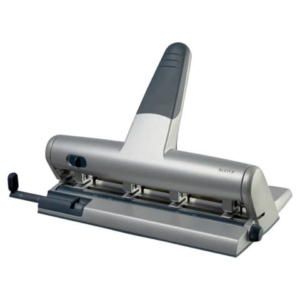 Perforatore Leitz 5114 Akto- a foratura variabile - 30 fogli - Grigio metallizzato - 51140184-0