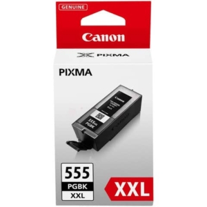 Cartuccia Canon Originale 8049B001 Cartuccia Ink-jet altissima resa Chromalife 100+ PGI-555PGBK - XXL - ml. 37 Nero-0