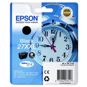 Originale Epson C13T27914010 Cartuccia Ink-jet alta capacità 27XXL ml. 34,1 Nero-0
