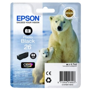 Originale Epson C13T26114010 Cartuccia Ink-jet 26 Nero foto-0