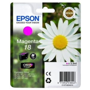 Originale Epson C13T18034010 Cartuccia Ink-jet 18/MARGHERITA Magenta-0