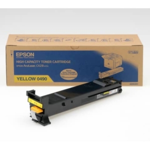 Originale Epson C13S050490 Toner alta capacità ACUBRITE 0490 Giallo -0