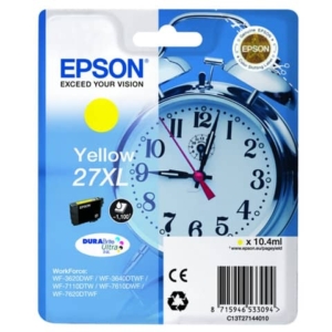 Originale Epson C13T27144010 Cartuccia Ink-jet 27XL ml. 10,4 Giallo -0