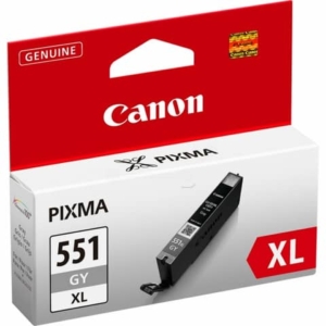 Cartuccia Originale Canon 6447B001 A.R. Chromalife 100+ CLI-551XL GY Grigio -0