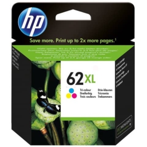 Originale HP C2P07AE Cartuccia Ink-jet alta capacità 62XL 3 colori-0
