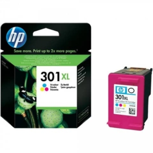 Cartucce Originali Ink-jet HP 301XL - CH564EE - Ciano+Magenta+Giallo - 330 pagine-0
