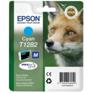 Cartuccia Originale Epson C13T12824011 Ink-jet blister RS Durab.Ult./Volpe-M T1282 Ciano-0